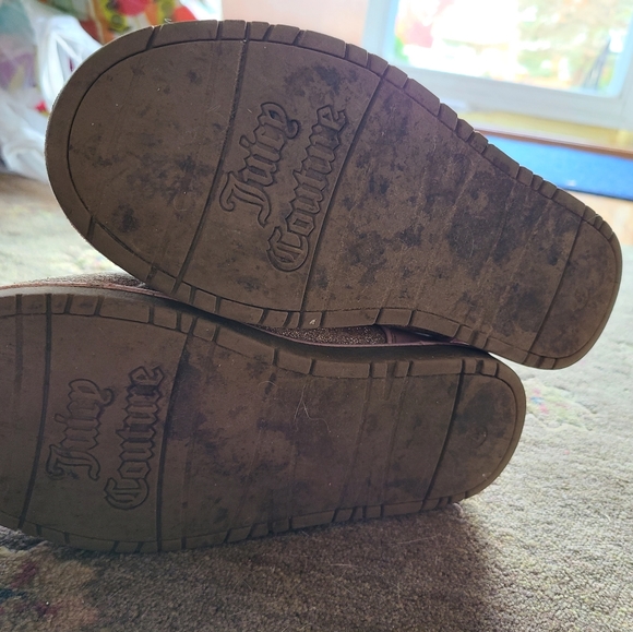 Juicy Coutuer fall winter boots girls size 4 women's 5.5 pink glitter FAIR - Picture 3 of 16